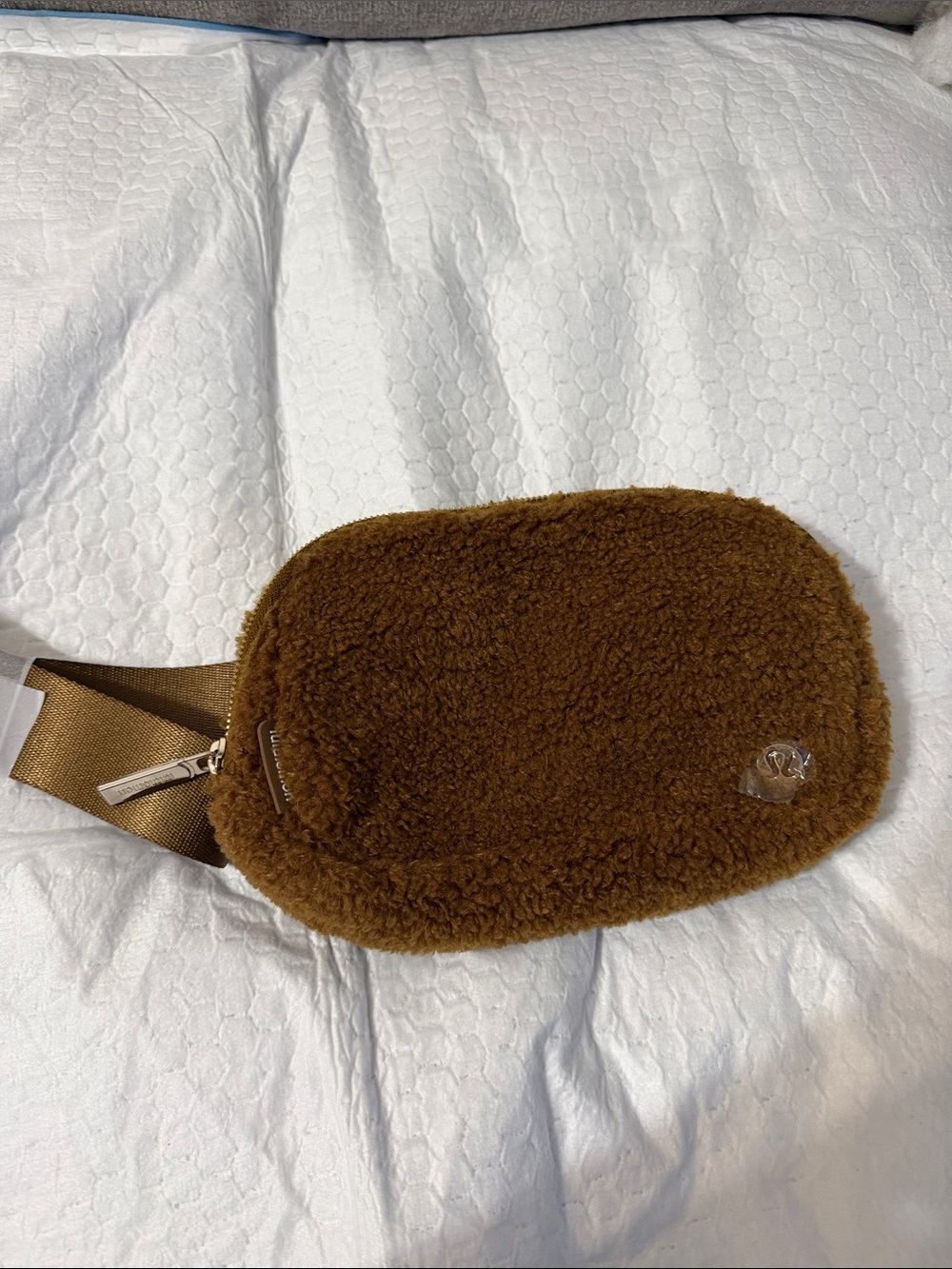 Lululemon Cozy Brown Sherpa Belt Bag